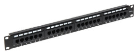 Patch panel RACK 19cali 24xRJ45 PP-24/RJ