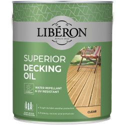 Liberon 126103 Superior Decking Oil Clear 2.5 litre