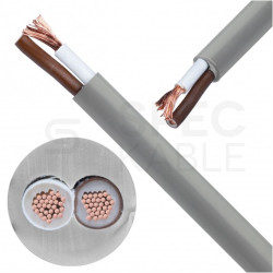 Kabel sterowniczy BiT LIYY 2x1,5mm2 szary 300/300V olejoodporny linka Bitner