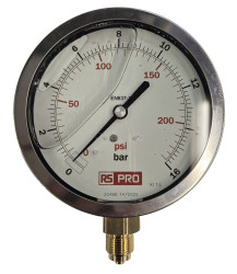 Manometr 100mm BSP 3/8