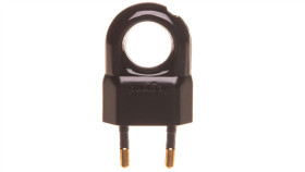 Helmo Wtyczka Przenośna Euro 2P 2,5A Czarna 50309