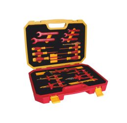 Zestaw narzędzi izolowanych w walizce 18 elementów
