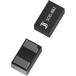 SMD ESD protection diode, bidirectional, 100 W, 5 V, DFN1006-2, Diotec Semiconductor ESD9BL0521P