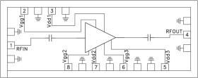 Medium Power Amplifier Chip, 37 - 45 GHz