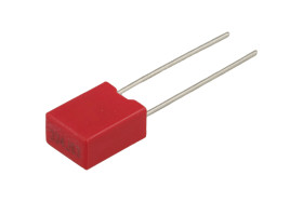 Kondensator; poliestrowy; MKT; 330nF; 63V; TS05 0.33uF 63V +/-5% P:5mm 7.2*9.5*4.5mm Bulk; 5%; 4,5x7,2x9,5mm; 5mm; luzem; -40...