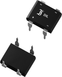 Diotec bridge rectifier, 380 V, 800 V (RRM), 1 A, DIL, B380D