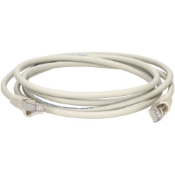 TruConnect TRUP6A2.0GY 2mtr CAT 6A S/FTP LSZH Full Copper Patch Lead - Grey
