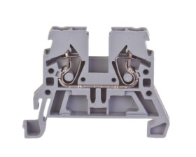 Złączka szynowa 2-przewodowa 2,5mm2 szara 870-901