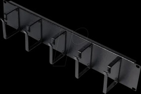 26210264 19-inch patch panel, 2 U, black