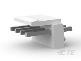 Listwa stykowa PCB 4-pinowe Economy Power raster: 3.96 mm Pionowy 1-rzędowe TE Connectivity Płyta250 V W osłonie