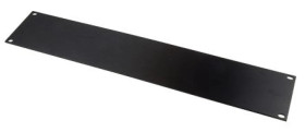 Panel przedni do szafy RACK, 2U x 21KM, 482.6 x 88.1mm, kolor: Czarny, RS PRO
