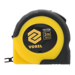 Miara zwijana żółto-czarna 3 m x 16 mm Vorel - 10104