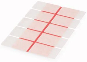 Osłony z tworzywa 27,5x17,5 mm przeźroczyste 100 szt. 210-857 /100szt./