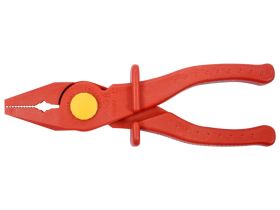 Izolowane szczypce płaskie z tworzywa 200mm VDE