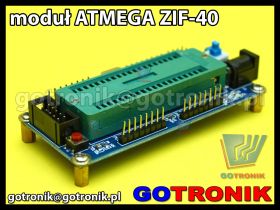 Moduł uruchomieniowy ATMEGA ZIF-40 ISP