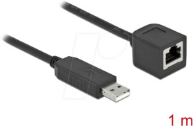 64164 Console cable 1 m black