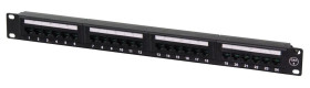Patch Panel 19-calowy RJ45 24 portowy kat.6e UTP 19-0013