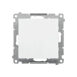 Simon 55 Łącznik schodowy z podświetleniem LED podśw. jak w łączniku pojedynczym (moduł), szybkozłącza Biały mat TW6L.01/X/111