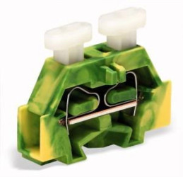 Złączka 2-przewodowa 2,5mm2 żółto-zielona z mocowaniem śrubowym 261-307/341-000 /50szt./