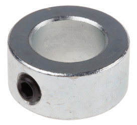 Pierścień osadczy, mocowanie: Wkręt dociskowy, śred. wału: 15mm, Stal