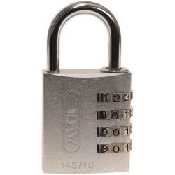 ABUS 49543 145/40 40mm Aluminium Combination Padlock Silver