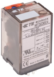 Przekaźnik mocy 24V dc 3PDT TE Connectivity 1.2W, Wciskane 475Ω Wciskane