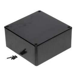 1591USBK Hammond Multipurpose Black GPABS Enclosure 120 x 120 x 59mm