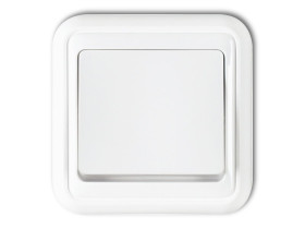 LIZA Wyłącznik pojedynczy IP44 biały WPH-1 KARLIK