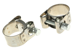 Opaska zaciskowa średnica wew 25 → 27mm śrubowa RS PRO ze stali nierdzewnej szerokość 18mm