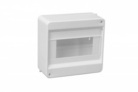 Rozdzielnica modułowa 1x8 natynkowa S-8 IP30 (z N+PE) C.2017