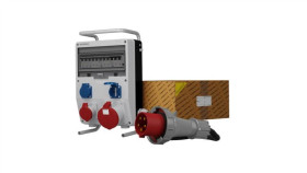 Rozdzielnica Budowlana Na Stojaku Z Kablem Td-S/Fi Skhu 63A 16A 2X230v Schuko...