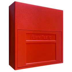 Flip'n'File/10 - Case for 5,25" Floppy Disks (red)