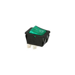 Przełącznik C1353ABBG3 ON-OFF 2 tory zielone neon.podśw. 250V
