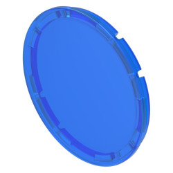 Soczewki do wskaźników, 45-553, Niebieski, Okrągły, średnica: 23.7