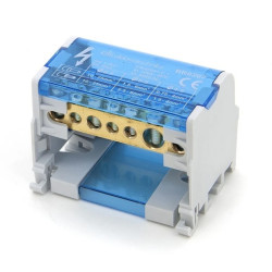 Blok rozdzielczy mostek na szynę TH listwa 2x7 ELS Elektrotechnika BR8207