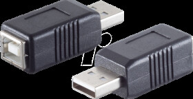 BS77046 USB 3.0 adapter, type A connector > type B socket, blue