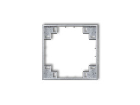 ICON Ramka pośrednia srebrny metalik 7IRP-1 KARLIK