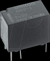 G5V-1 9DC BY OMZ Signal Relay, THD, 9 VDC, 1 A, 1 CO
