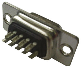 Złącze D-Sub 15-pinowe Żeński Proste Montaż na panelu raster 2.74mm Złoto na niklu