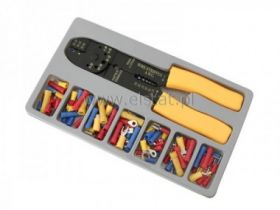 Zaciskacz konektorów, ściągacz izolacji, kaseta