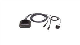 Aten Us3312 2-Portowy Przełącznik Kvm Usb-C 4K Displayport