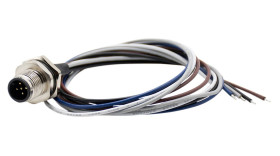 Złącze 5-pinowe M12, panelowe Wtyczka RND