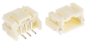 Wtyk PCB 3-pinowe raster: 2.0mm -rzędowe JST Montaż powierzchniowy 2.0A 100.0 V.