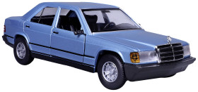 Model samochodu Bburago Mercedes 190E 1987, blau