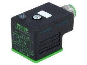 7000-41421-0000000 Złącze zaworowe adapter, wtyk format A, 18mm żeńskie PIN 3