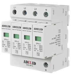 Ogranicznik przepięć T2 4P 1,5kV 20kA OPX-4P-C