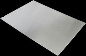 Base plate, aluminum, (L x W x H) 432 x 305 x 1 mm, natural, for series 1444, 1434-1712