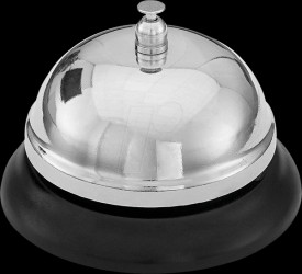 624411 WEDO table bell silver
