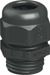 OBO Bettermann 2022887 Dławnica kablowa V-TEC VM20 SW, 1.5 mm, 1 szt.