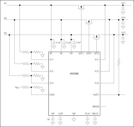 Dual-/Triple-Voltage, Power-Supply Sequencers/Supervisors